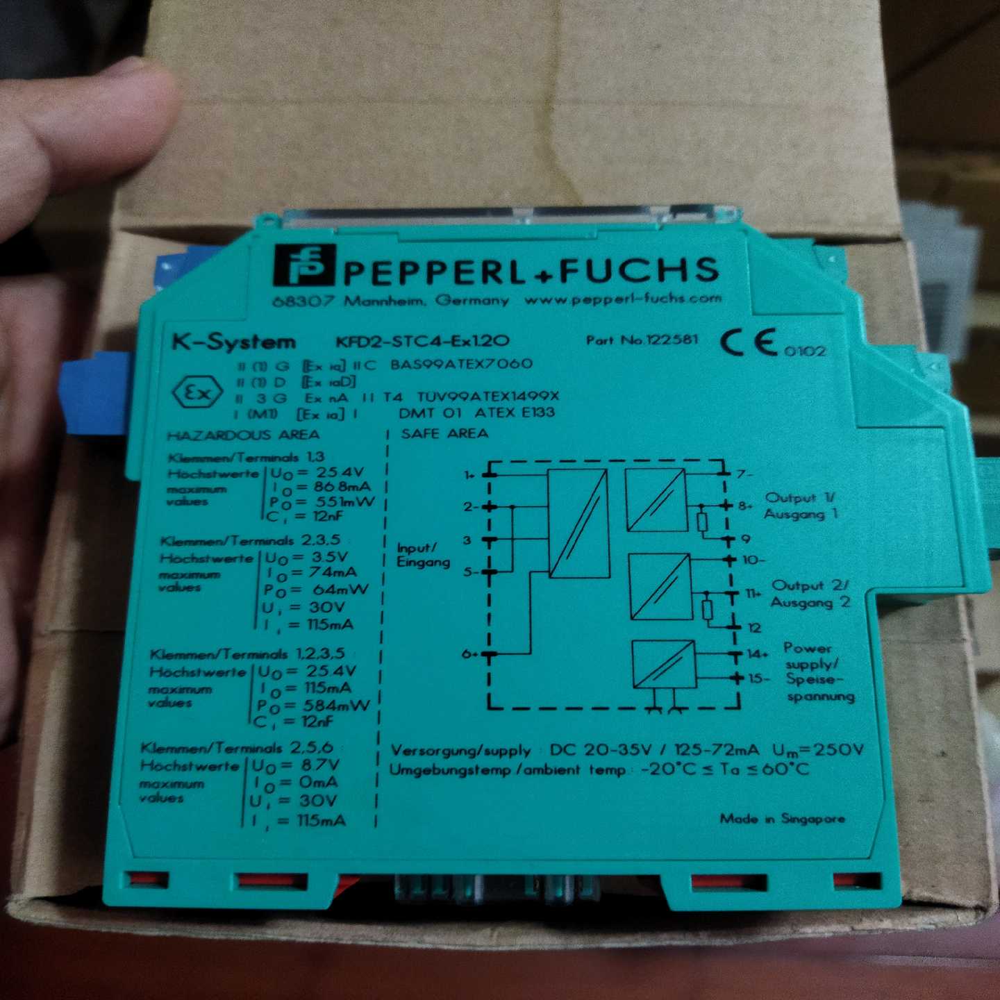 倍加福KFD2-STC4-EX1.2O99新无包装询价