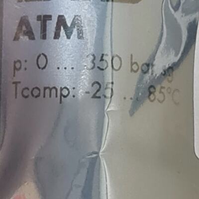STS SENSOR TECHNIK SINARCH AG ATM PN  21970163802 P  0...350