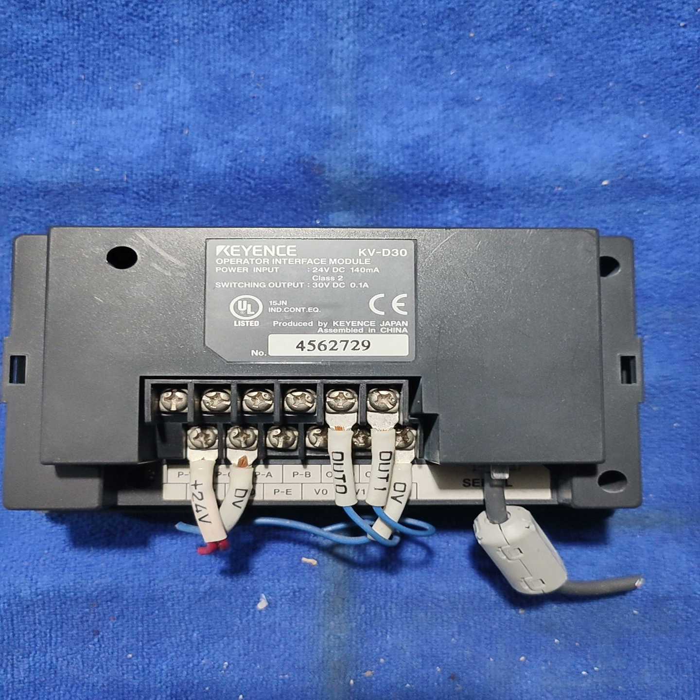 KEYENCEKV-D30操作面板拆机件成色漂亮功--议价商品