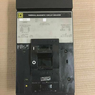 Square D LA LA36400 3 Pole 400 Amp 600V Gray Label ILine Cir