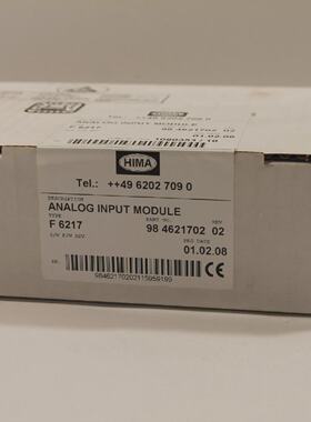 Hima F6217 Analog Input Module NEW sealed