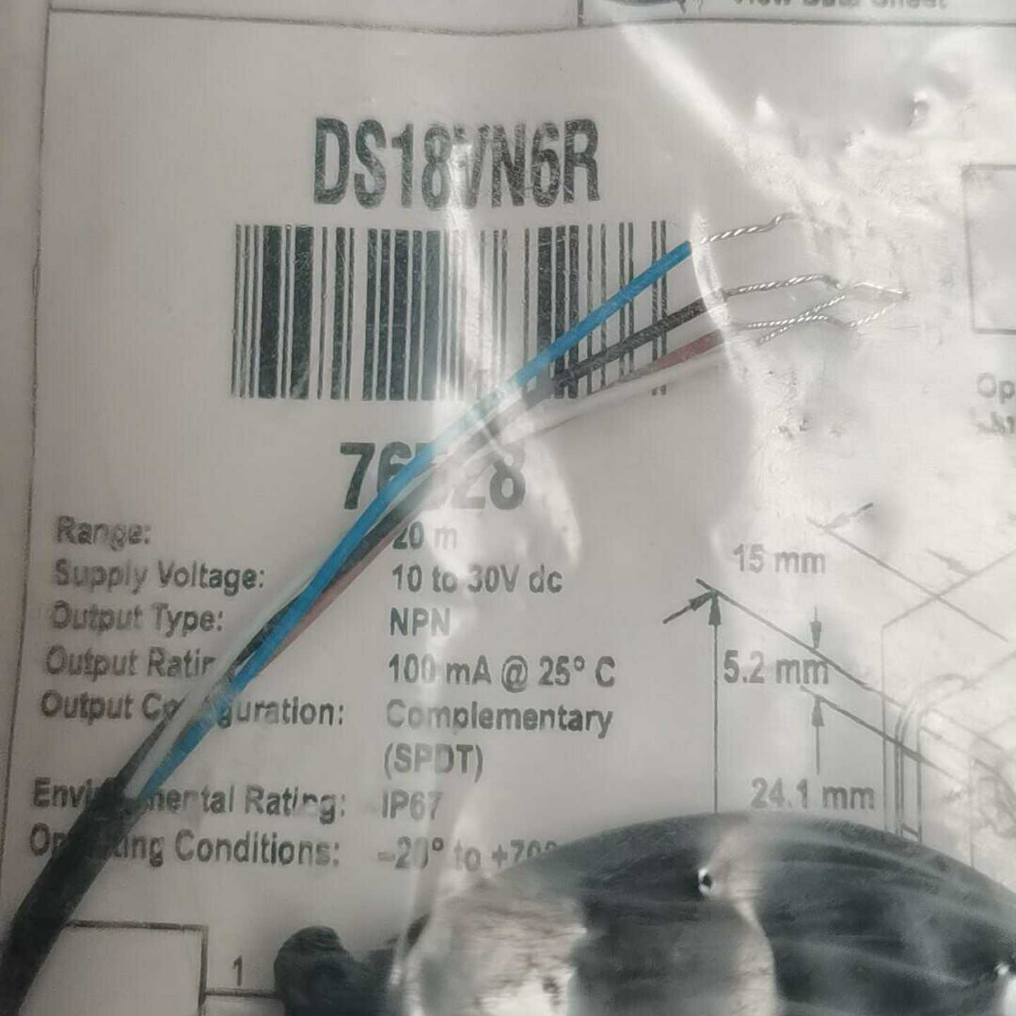 邦纳DS18VN6RDS186E光电开关全新原装一-议价