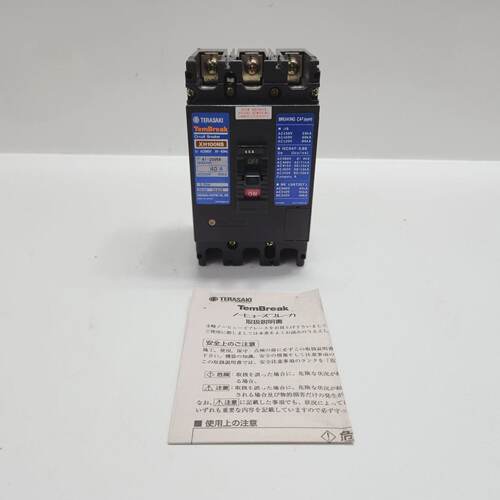 TERASAKI XH100NS TEMBREAK 3Phase Circuit Breaker 40A