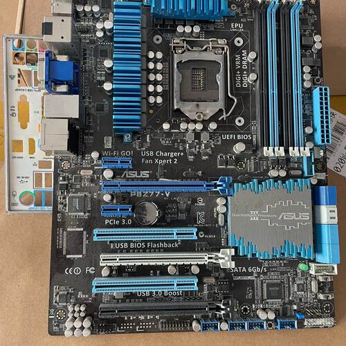 华硕P8Z77V主板各接口测试正常使用主板到手包好-议价