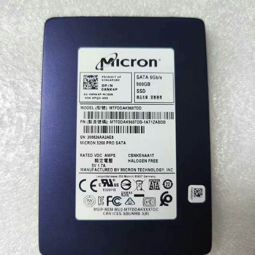 镁光Micron5200PRO960GSSD固态-议价