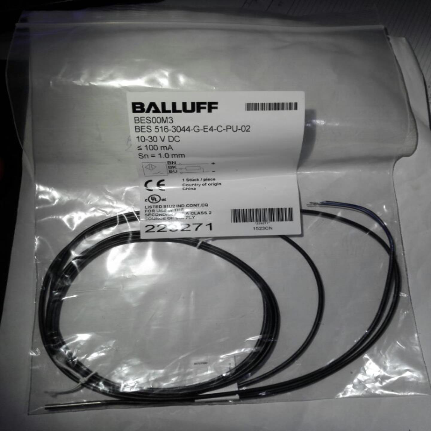 BES00M3  516-3044-G-E4-C-PU-03  BALLUFF巴鲁夫原装进口