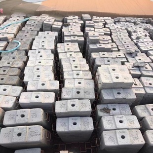 吊篮配重25kg水泥压重块高标混泥土块提升降机电梯桁架水泥块