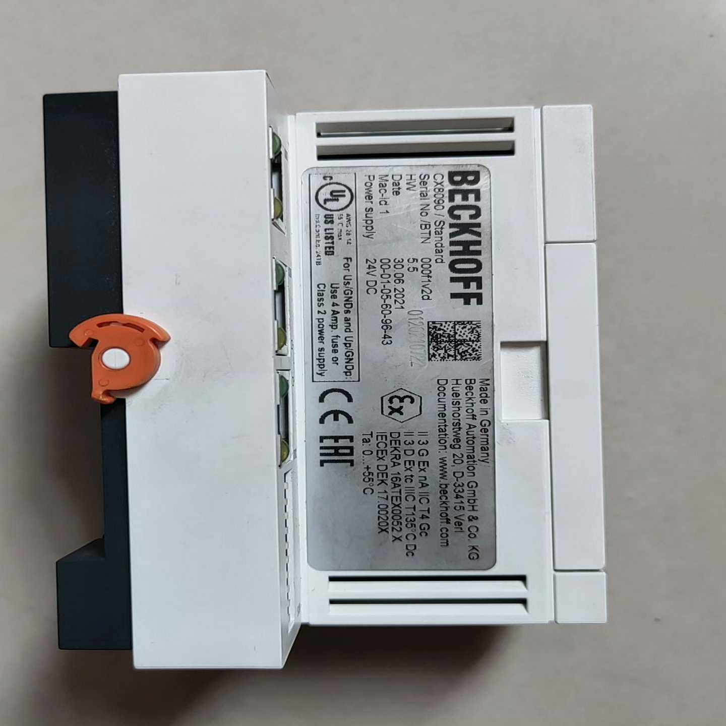 【议价】倍福CX8090PLC，实物图，功能，运费自理。