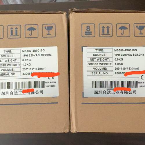 询价台达MS5802S0015G矢量变频器未使用正
