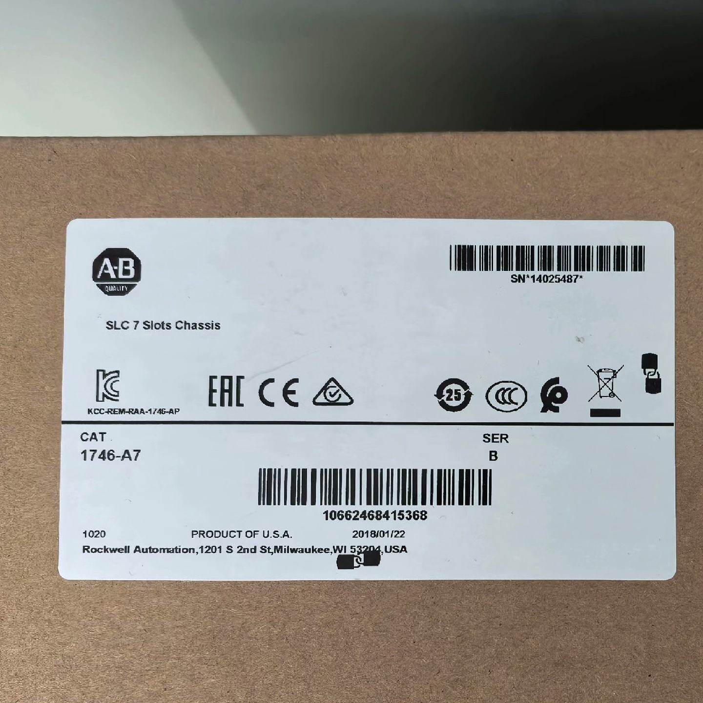 询价1746A7罗克韦尔ABPLC模块SLC500
