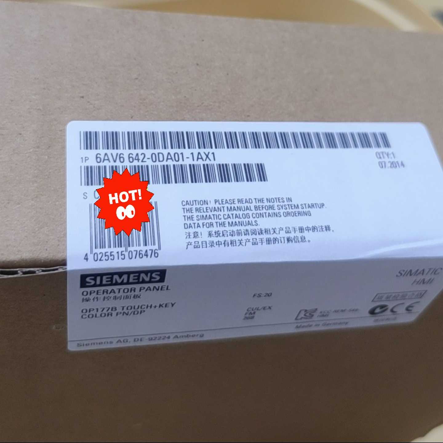 未开封6AV6642-0DA01-1AX1产品质保一年询价