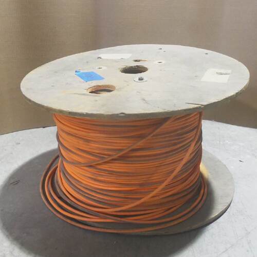 NEW 75 Lb Reel 16 AWG Rope Lay Stranded Wire 2C Orange Indus