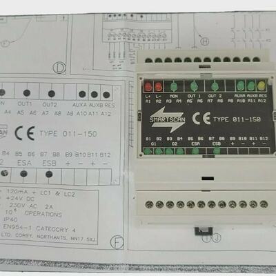 NEW SMARTSCAN 011150 LIGHT CURTAIN 011150 24V DC 011150