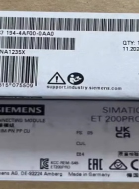 议价西门子6ES7194-4AF00-0AA0 ET 200 PRO 连接模块6ES71944AF00