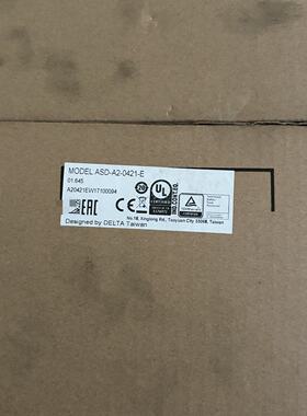 议价-全新台达ASDA20421E400W伺服驱动器原包装功能完好