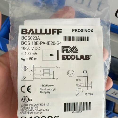 询价传感器BALLUFFBOS18EPAIE20S4