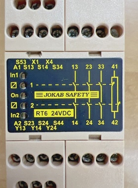 Jakob Safety RT6 24VDC JOK118815 Safety Relay  *New no Box*