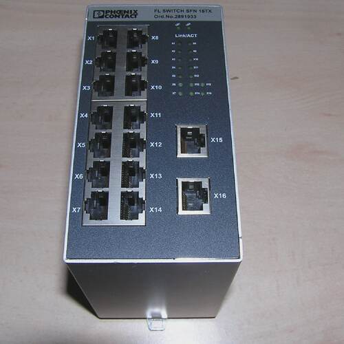 Phoenix 2891933 FL SWITCH SFN 16TX Unmanaged Ethernet switch