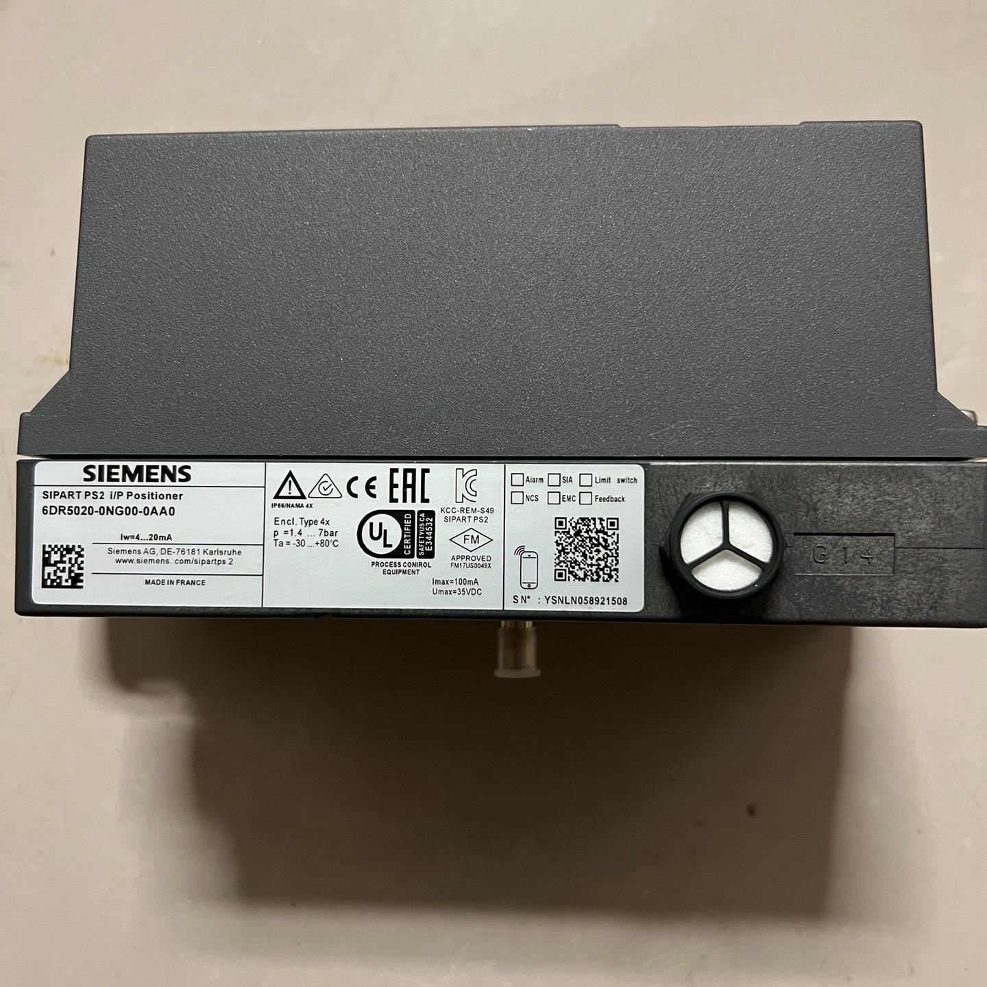 西门子阀门定位器6DR5020-0NG00-0AA0--议价商品