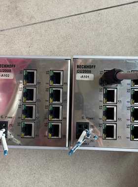 倍福8口交换机cu2008-0000成色如图所示功能包--议价商品