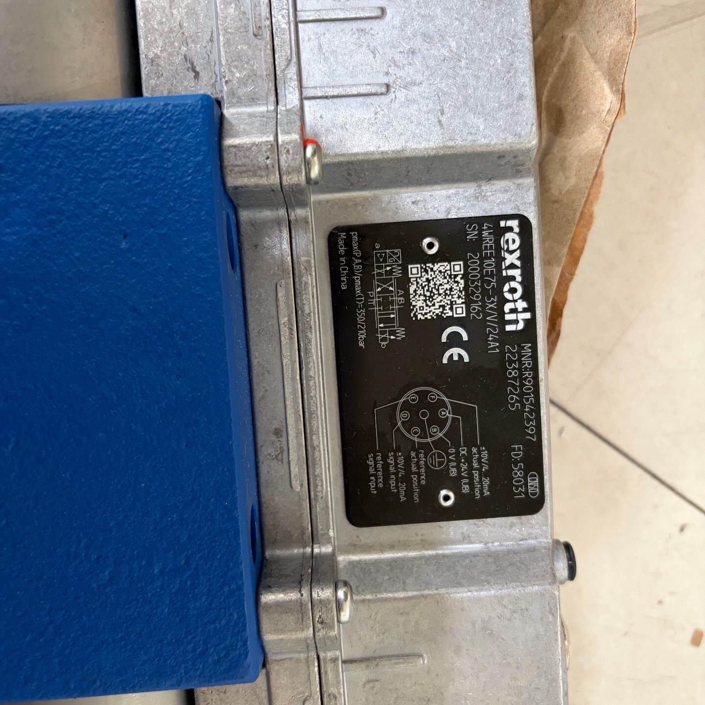 德国Rexroth力士乐4WREE10E75-3X/V/24—议价