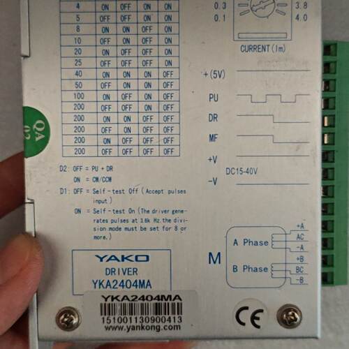 溢价-YAKO驱动器YKA2404MA输入电压DC1540V