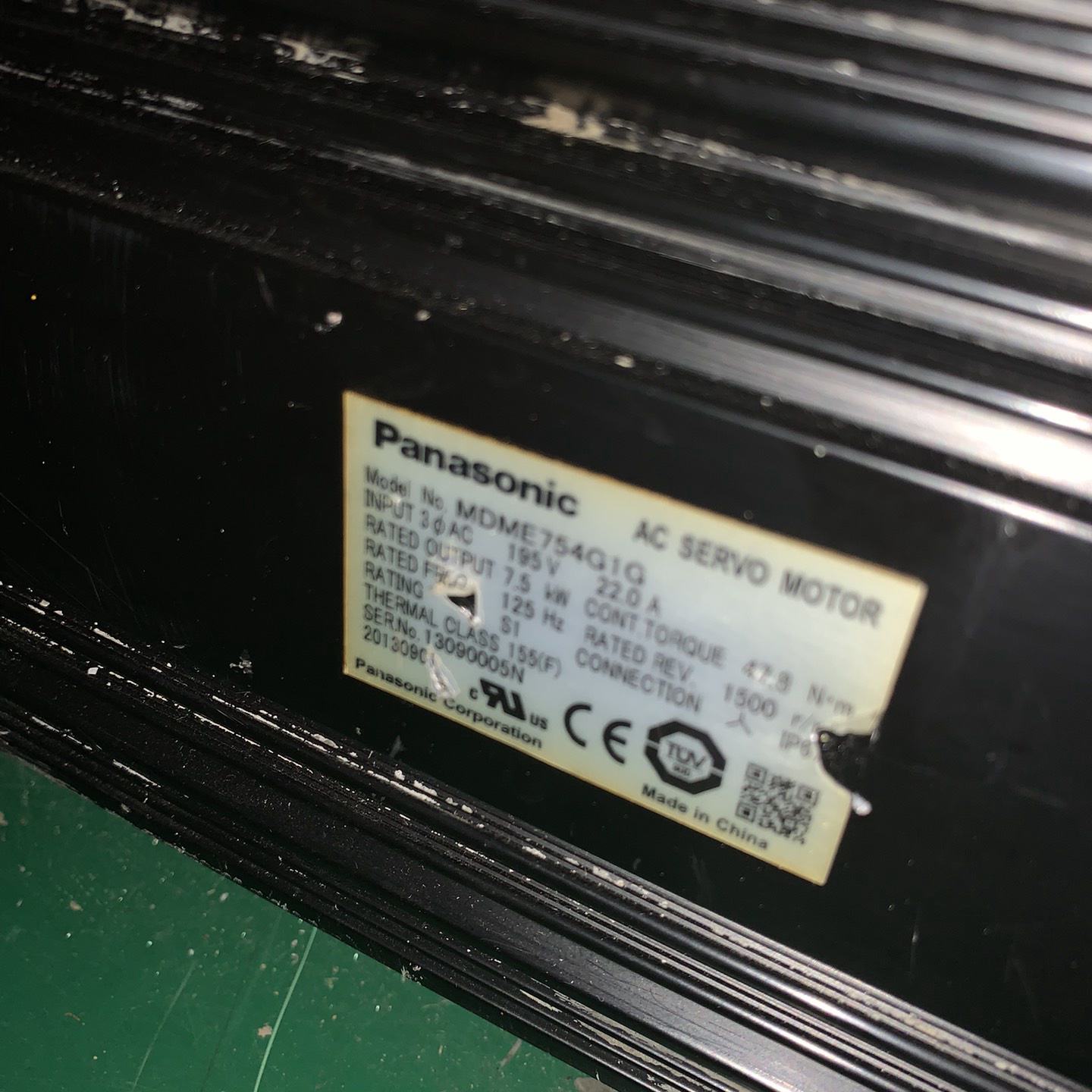 松下伺服电机MDME754G1G7.5kw大功率--议价商品