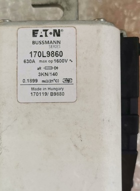 EATONBUSSMANN170L9860熔断器议价