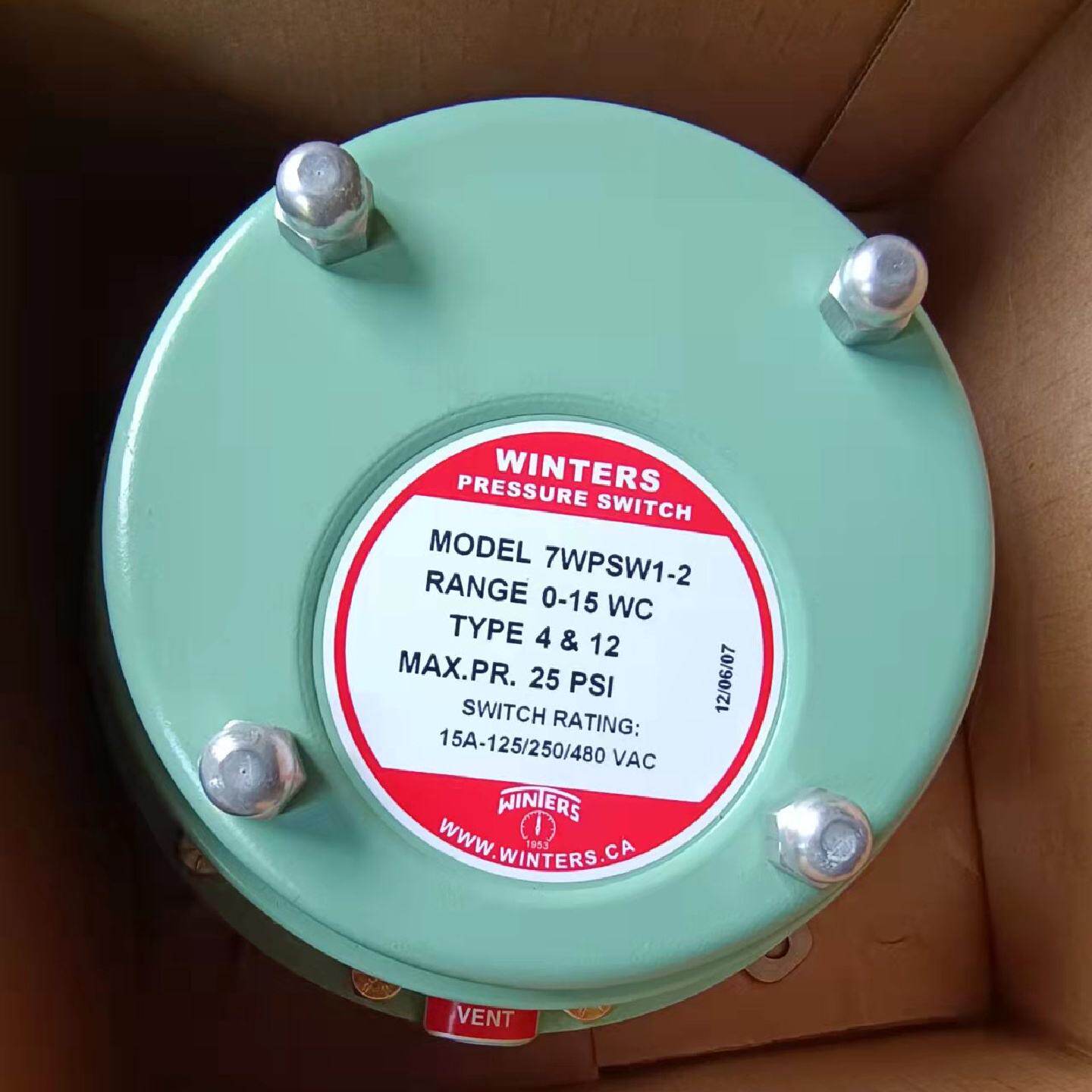 WINTERS 7WPSW1-2,压力表阀,实物图,全新库存--议价商品