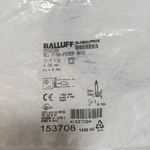 巴鲁夫接近开关BES008EBESM18MIPSC80-询