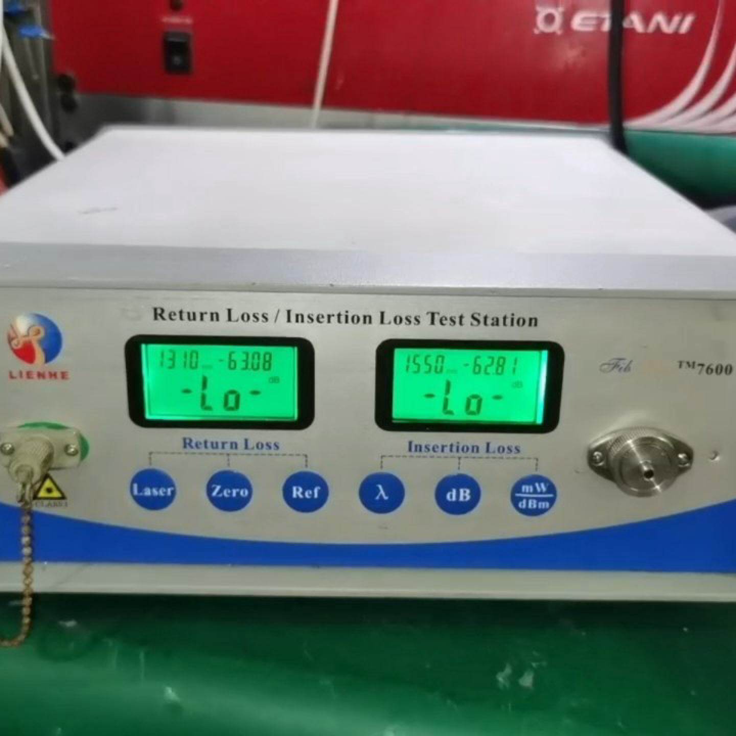 LIENHETM7600单模插损回损测试仪光纤回波测试