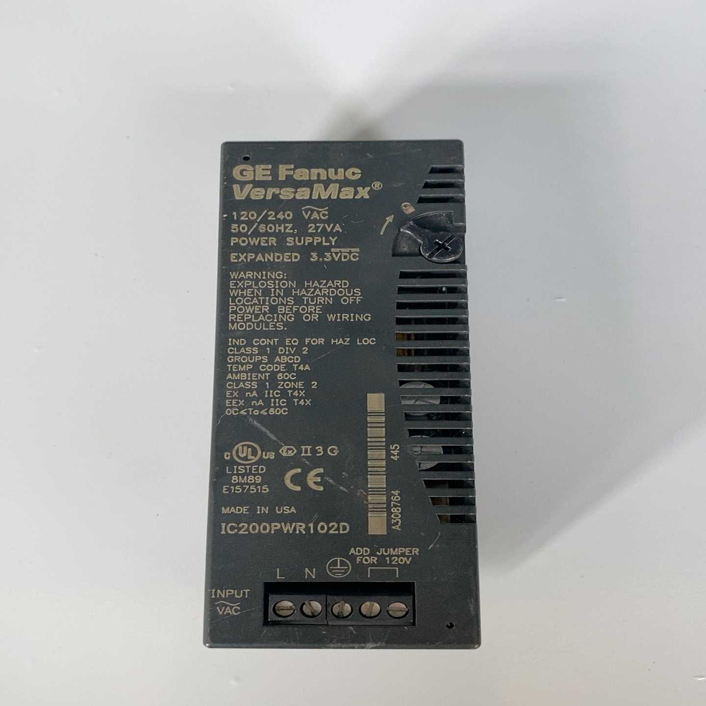 美国原装GE发那科VersaMax电源模块IC200PWR1--议价商品