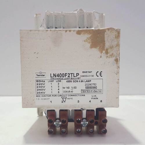 CHALMIT G90000130 DISCHARGE LAMP BALLAST LN400F2TLP 400W SON