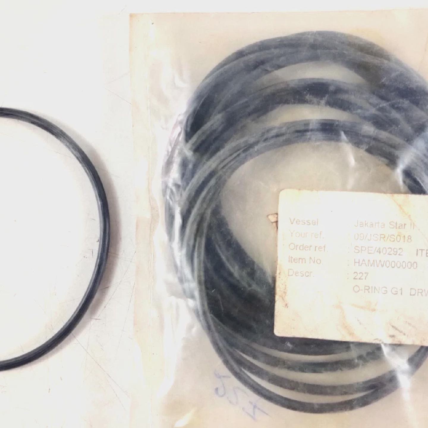 ORing G1 D7416 PN 227 For Hamworthy 2TF52TF54 Air Compressor - 实物图