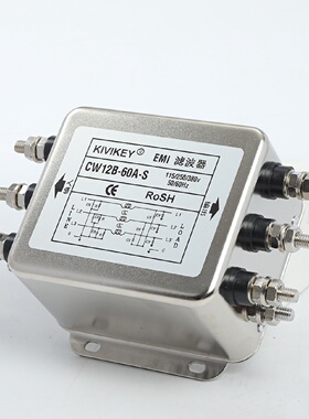 寻I三相380V交流电源滤波器伺服变频器CW12B30A40A50A60AS