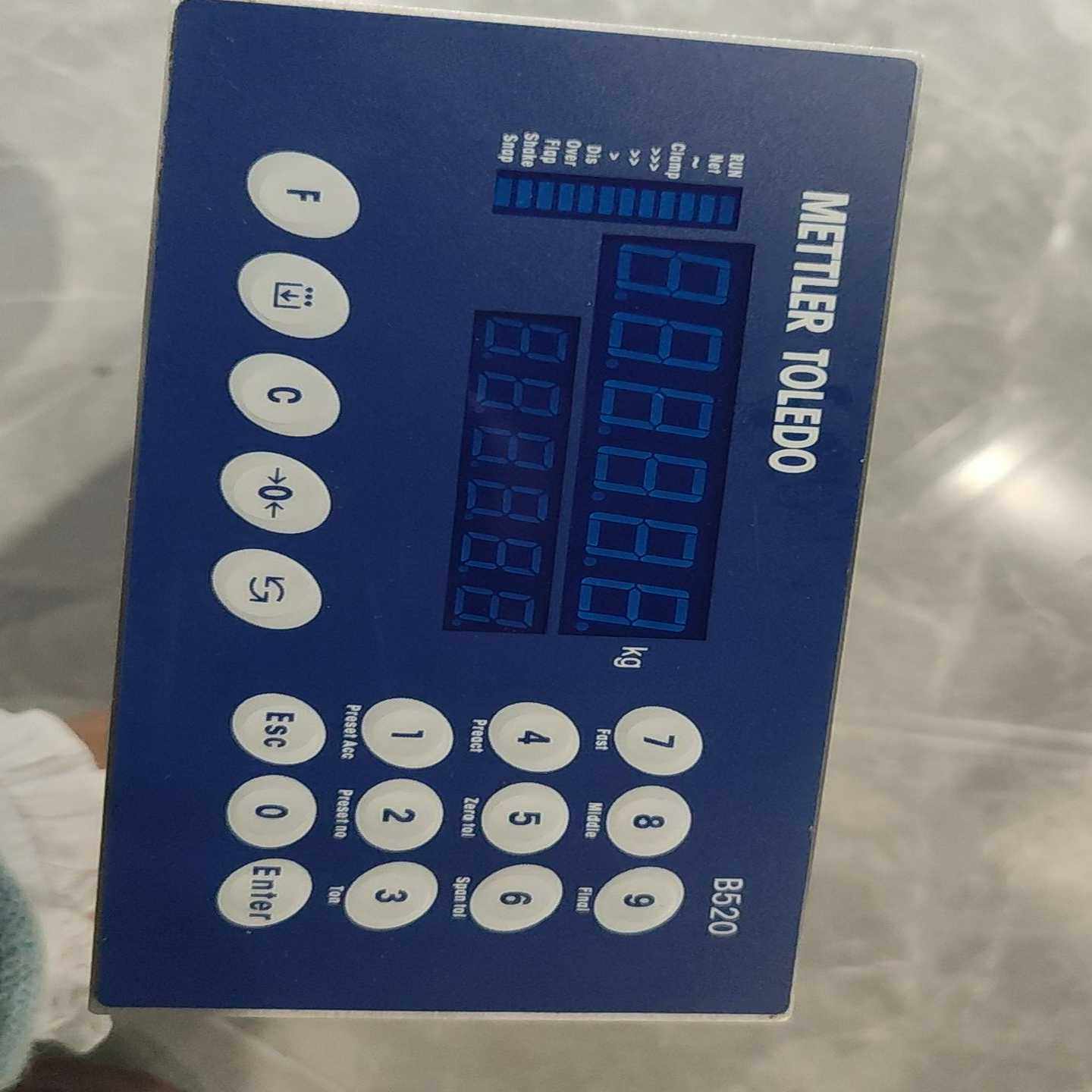 询价梅特勒托利多B520称重显示控制器，型号B520，功能正常，