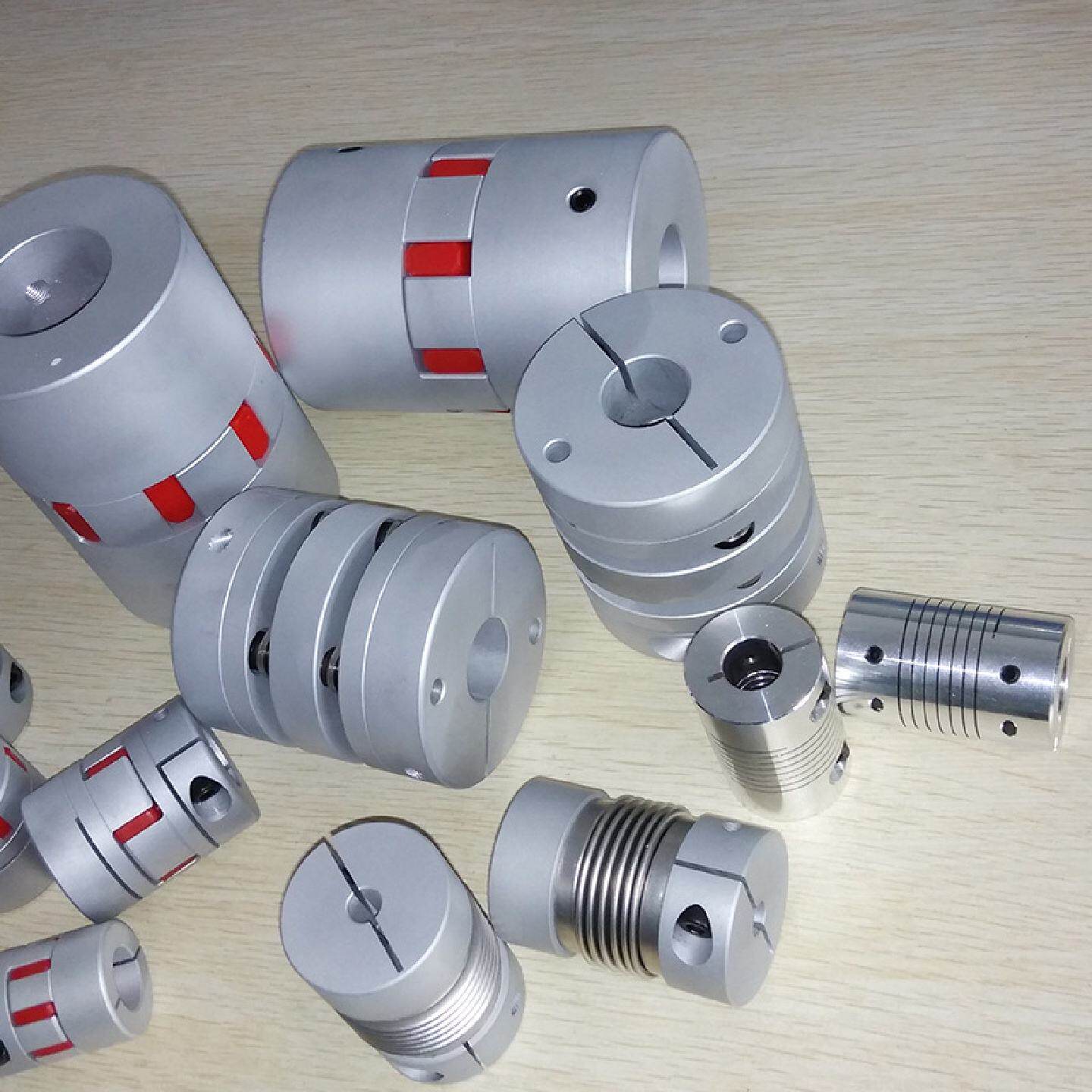 夹紧平行弹性联轴器弹性联轴器微型铝合金联轴器电机联轴器