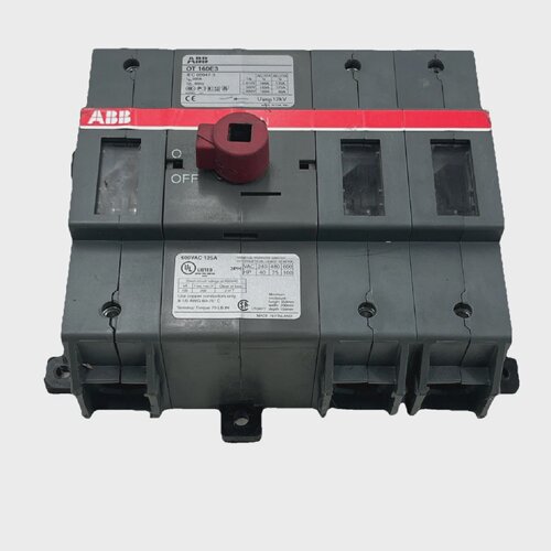 ABB OT 160E3 DISCONNECT SWITCH 200A USED  WORKING VAT INCLUD