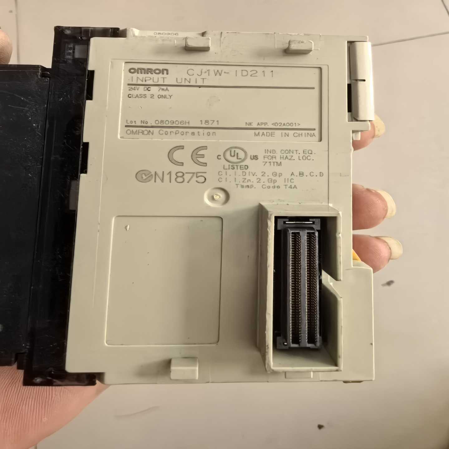询价欧姆龙CJ1W-ID211输入模块，原装，24VDC供