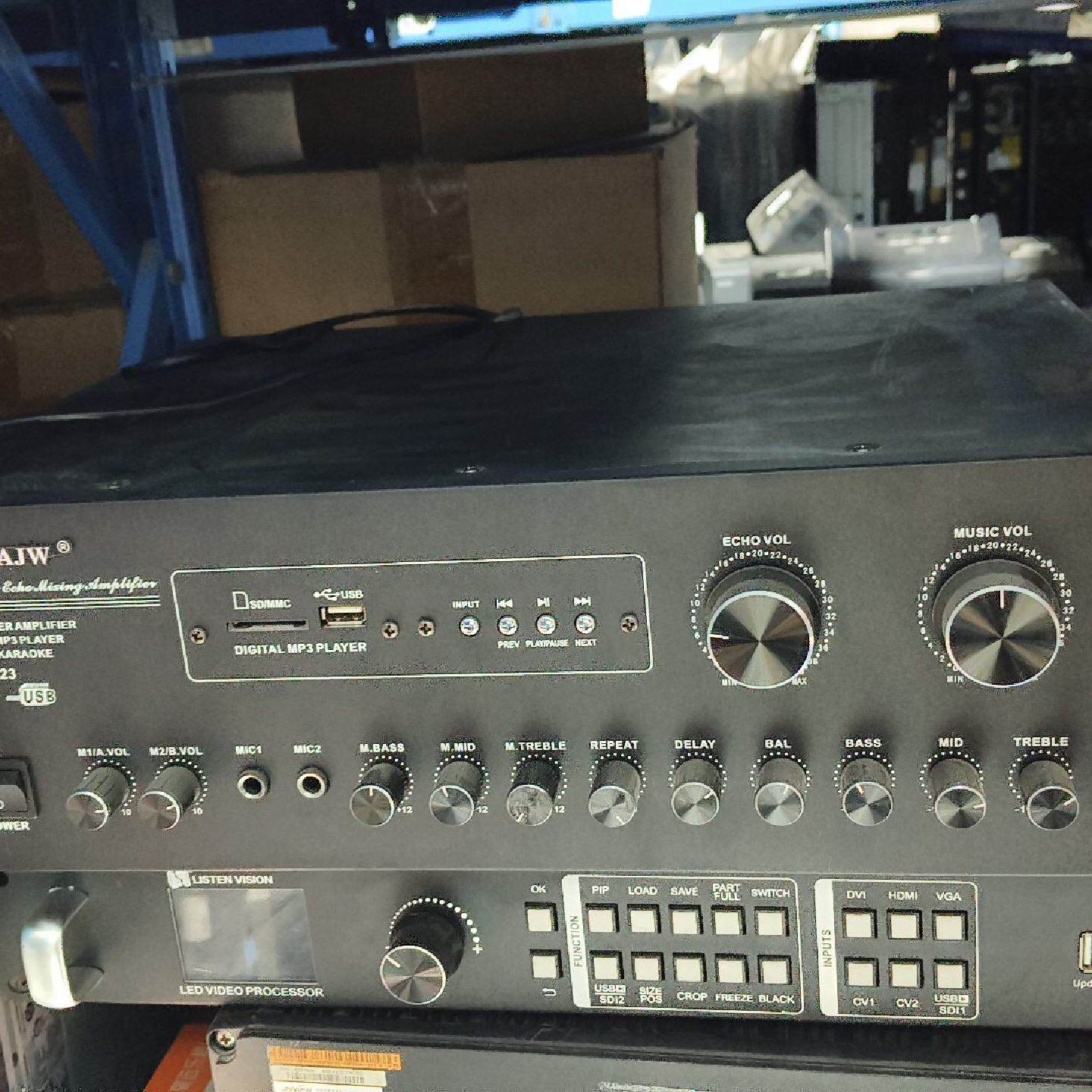 KODAJW科达劲威PW23功放机，支持SD卡和USB播放，议价