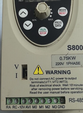 台湾三碁SAVCH变频器S8002S0.75G0.75K议价