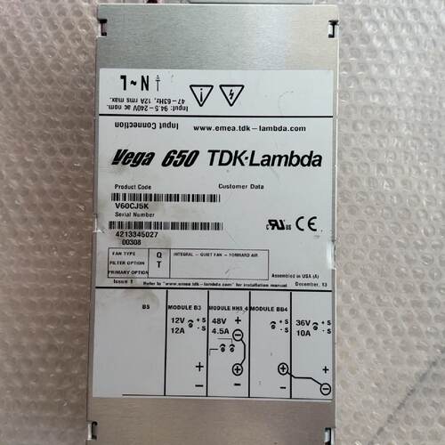 TDKLAMBDAvega650V60CJ5K工业电源-询