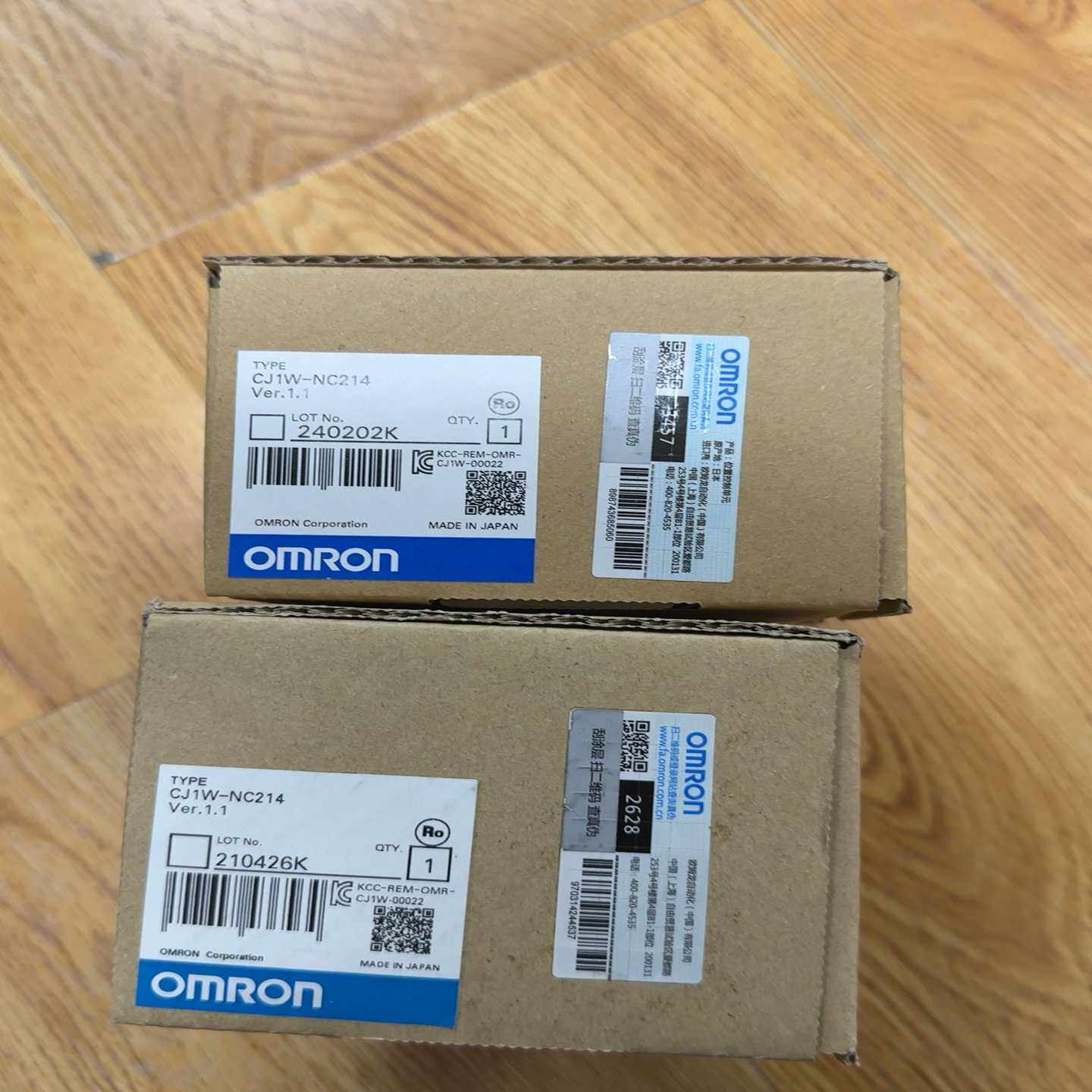 欧姆龙CJ1W-NC214全新未使用盒码一致包-议价