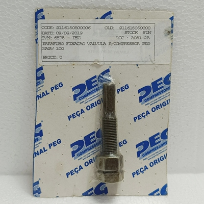PEGCompressorValveFixingBoltP/N6875NABW100AirPump