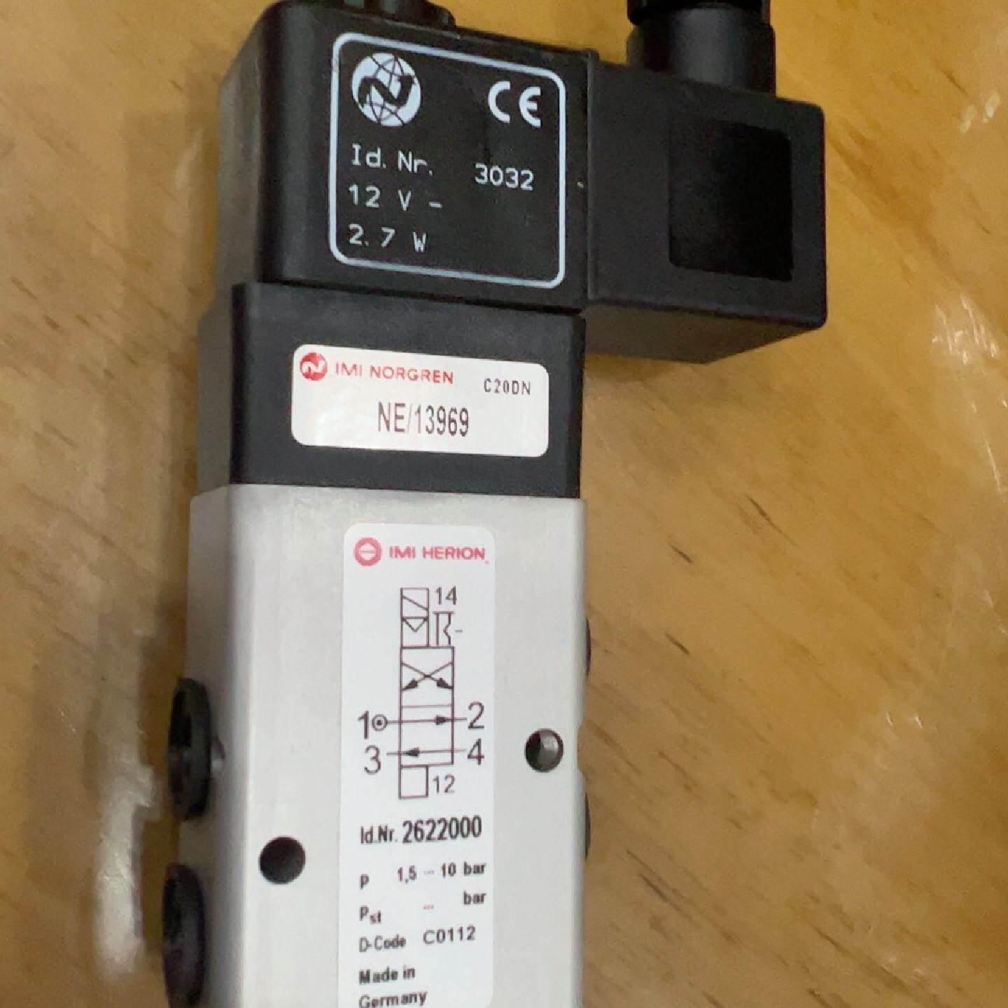 2622000诺冠NORGREN电磁阀