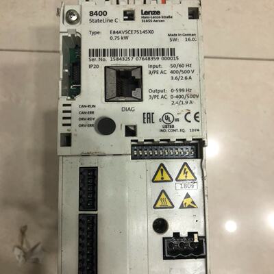 伦茨8400变频器E84AVSCE7514SX0，0.75K—议价