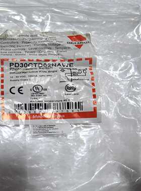 佳乐光电开关PD30CTD02NAWE传感器带包装8询价
