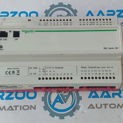 1PC USED SCHNEIDER TAC XENTA 301 Programmable Controller 24v