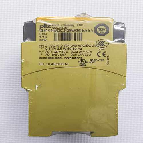 PILZ安全继电器PZE9P，型号787148，
