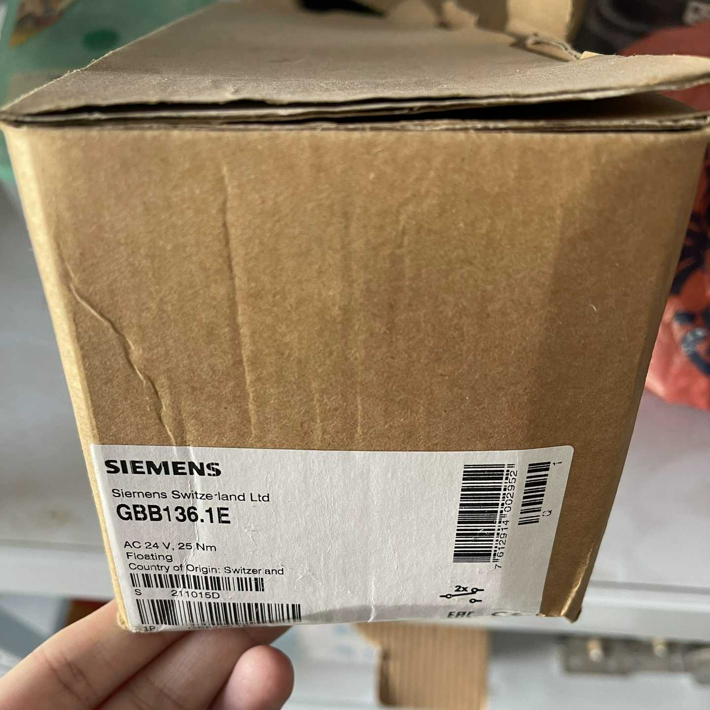 全新西门子风阀执行器25nm-GBB136.1E，4现货7个--议价商品